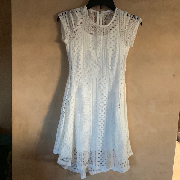 Scooter Brown | Dresses | Scooter Brown New With Out Tags White Girl Lace  Dress Size 12 | Poshmark